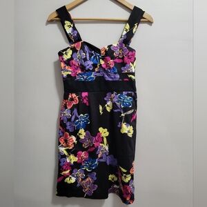 Candie's Y2K Vintage Floral Sweetheart Mini Dress Size 3
